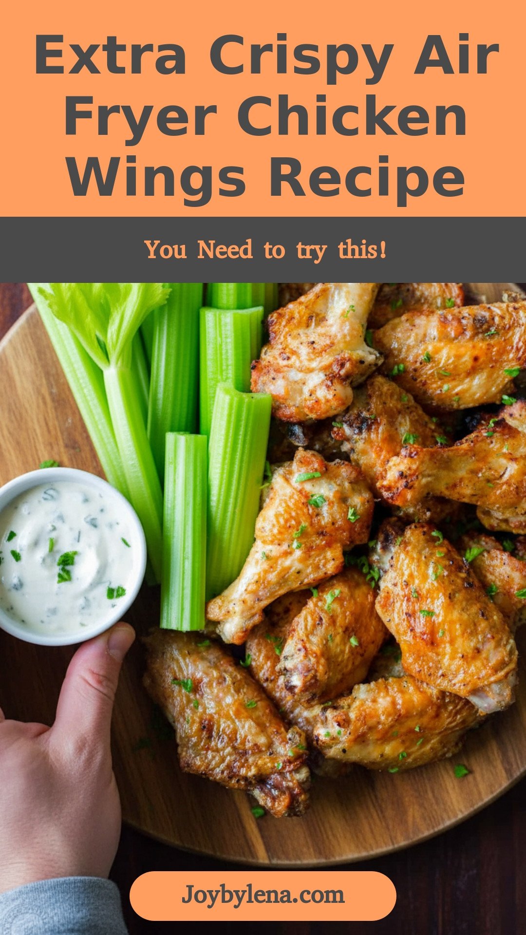 Air Fryer Chicken Wings (Extra Crispy!)