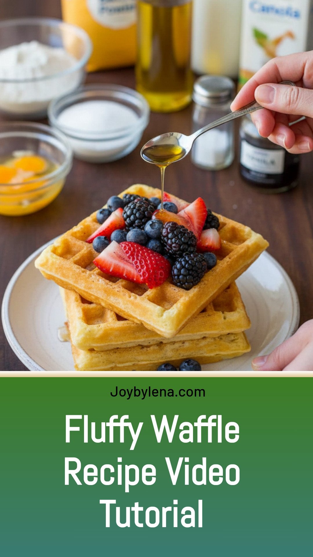 Fluffy Waffle Recipe (VIDEO)