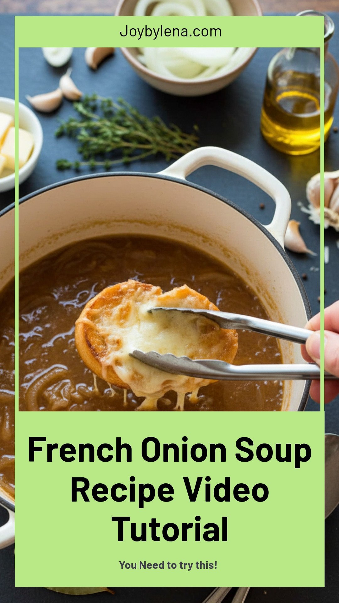 French Onion Soup Recipe (VIDEO)