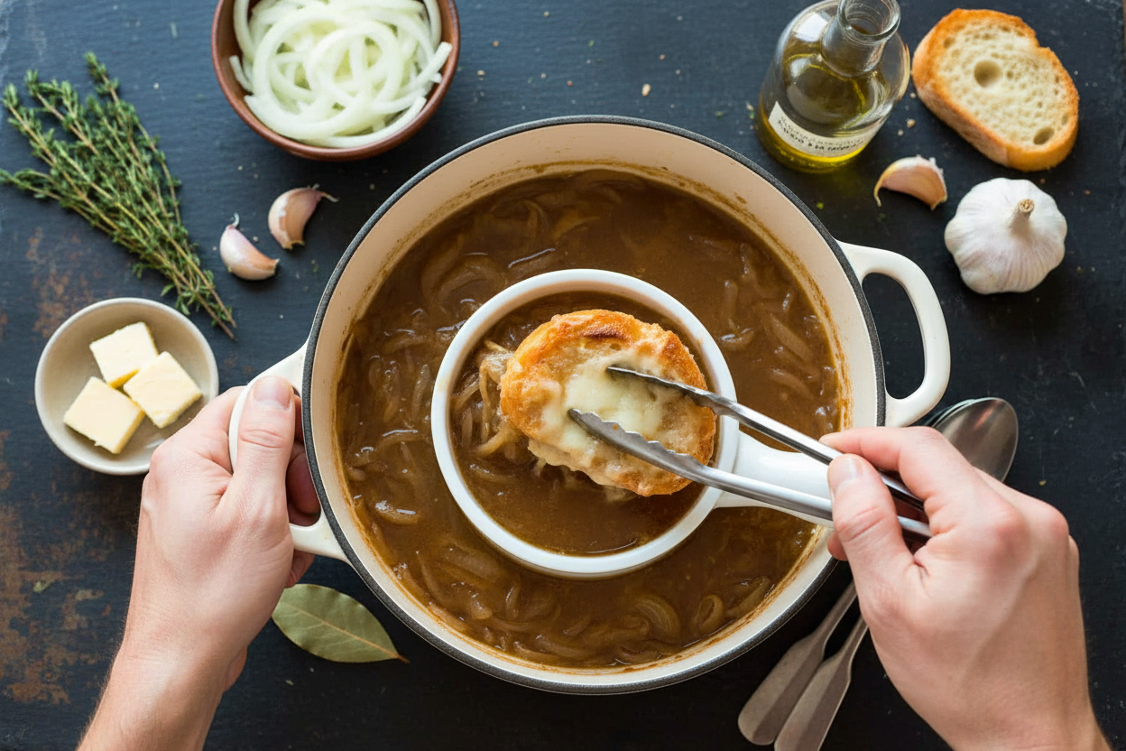 French Onion Soup Recipe Video Tutorial