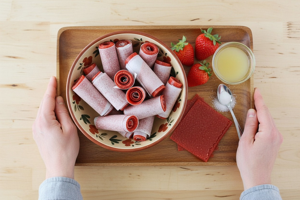 Homemade Fruit Leather Recipe Easy Tutorial