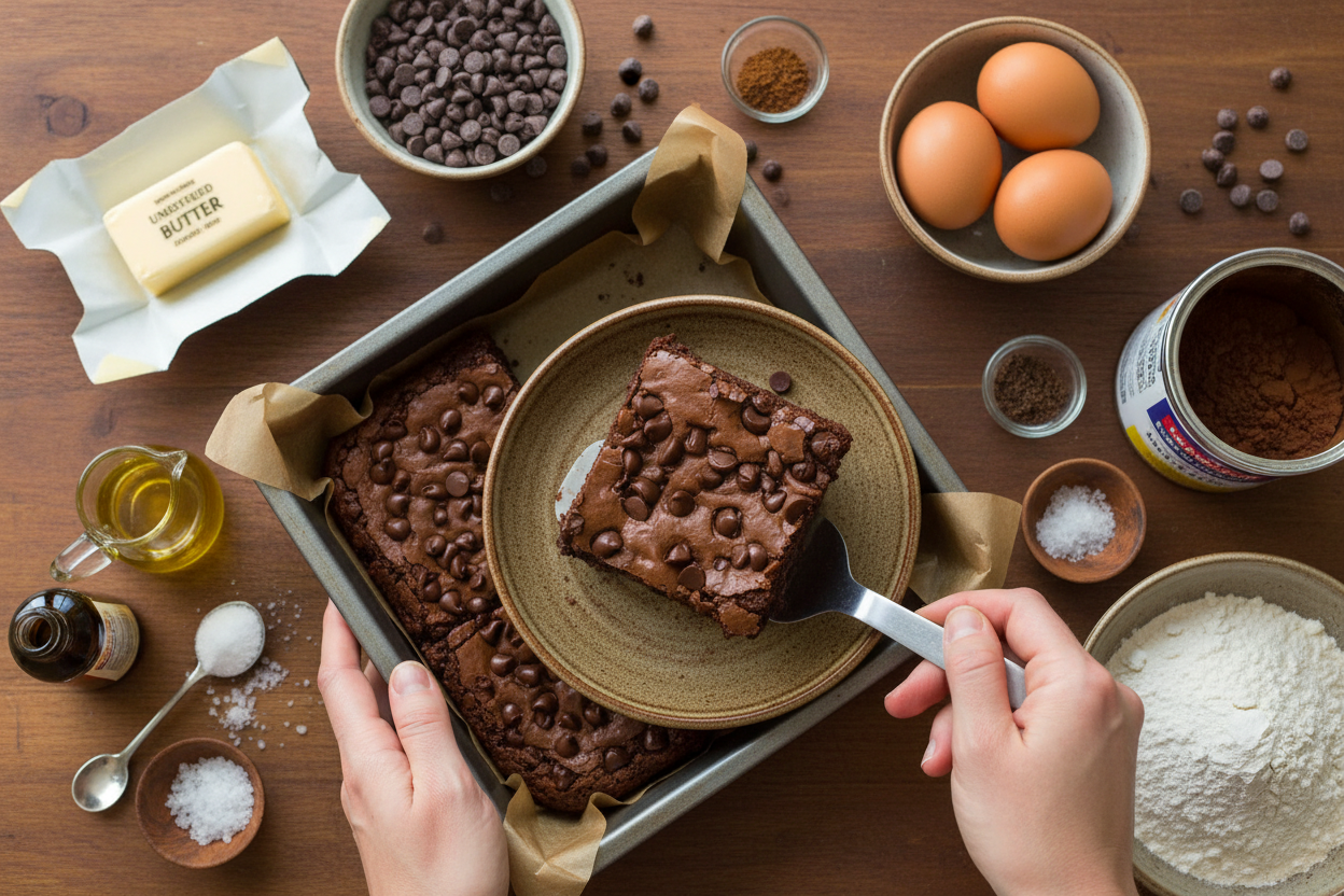 Fudgy Brownie Recipe Video Tutorial