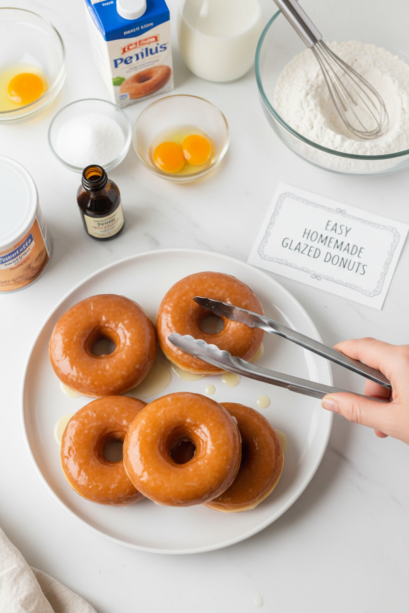 Glazed Donuts Recipe (VIDEO)