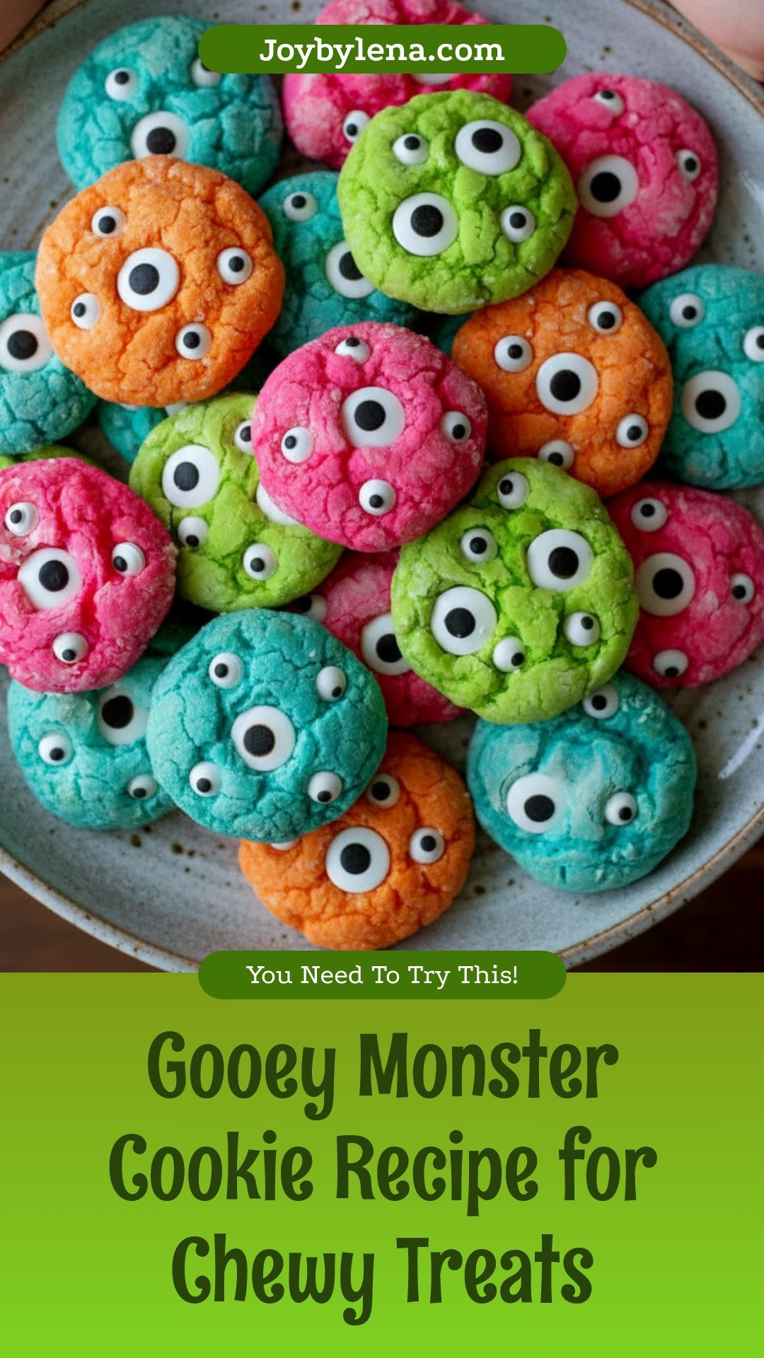 Gooey Monster Cookies