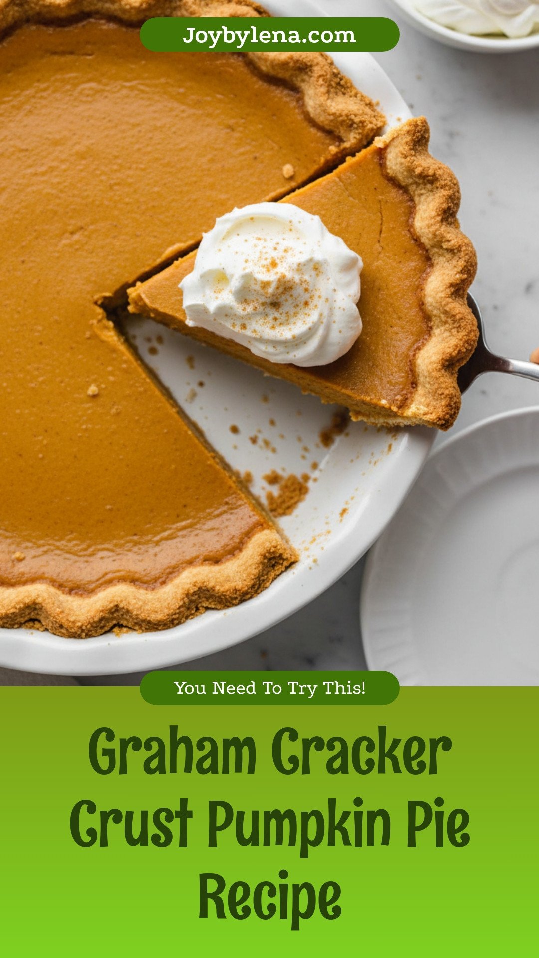 Pumpkin Pie With Graham Cracker Crust