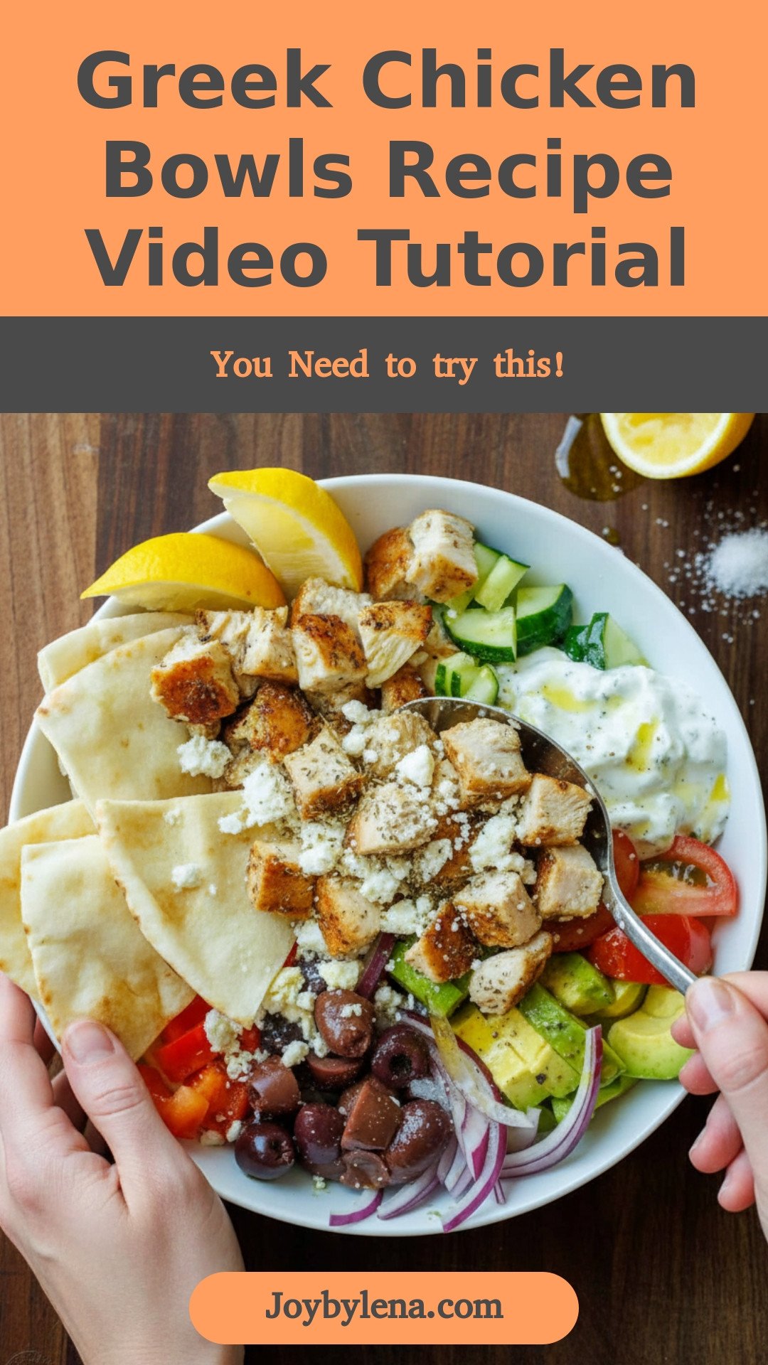 Greek Chicken Bowls Recipe (VIDEO)