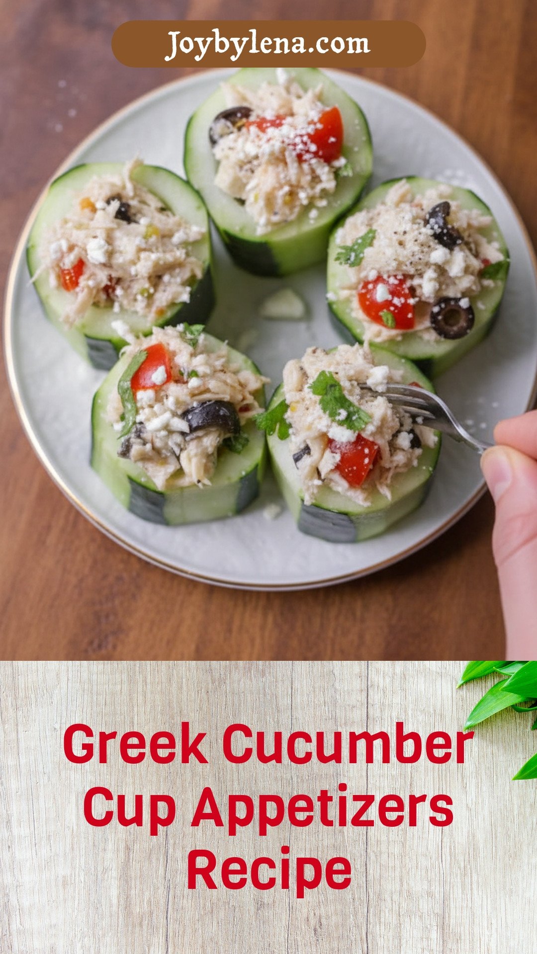 Greek Cucumber Cups