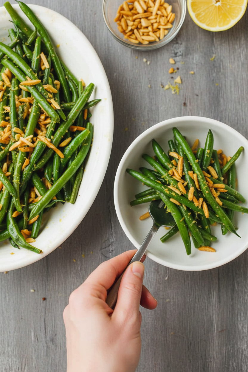 Green Beans Almondine (VIDEO)