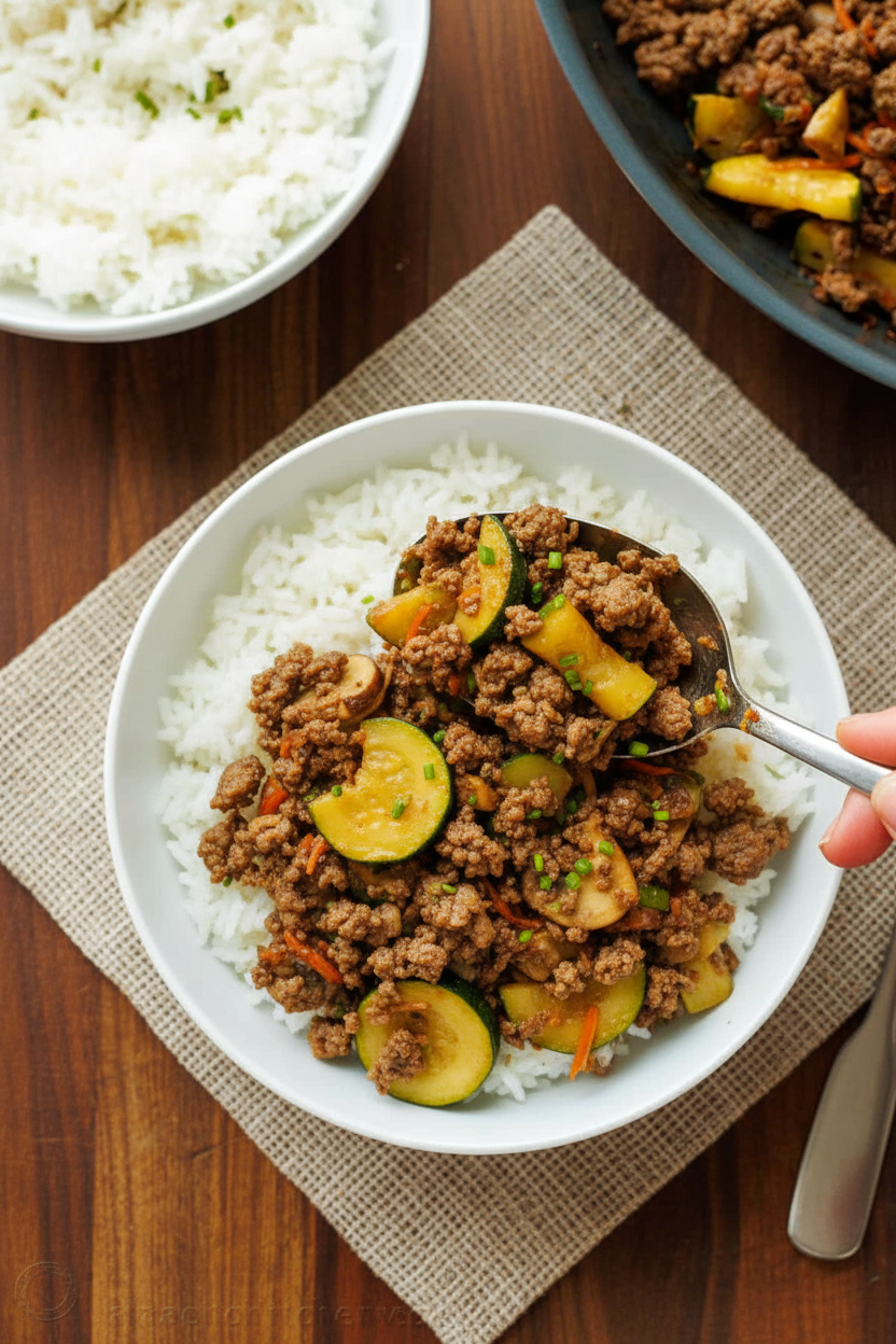 Ground Beef Stir Fry (with Video)