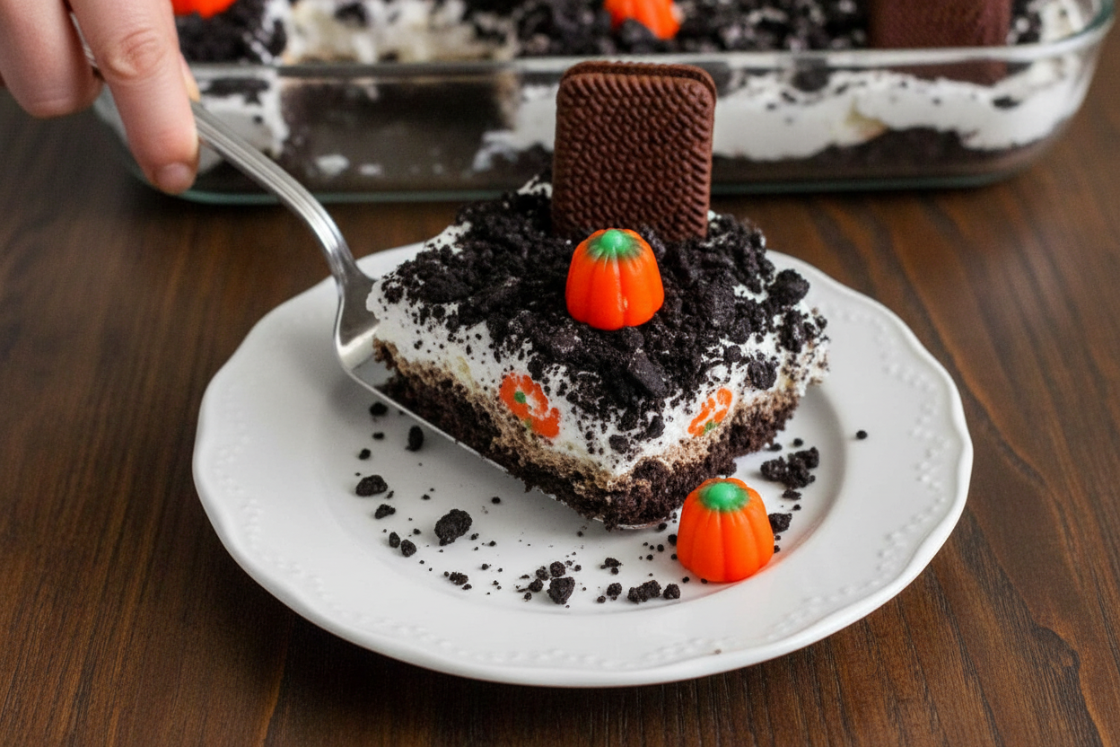 Spooky Halloween Dirt Cake Recipe