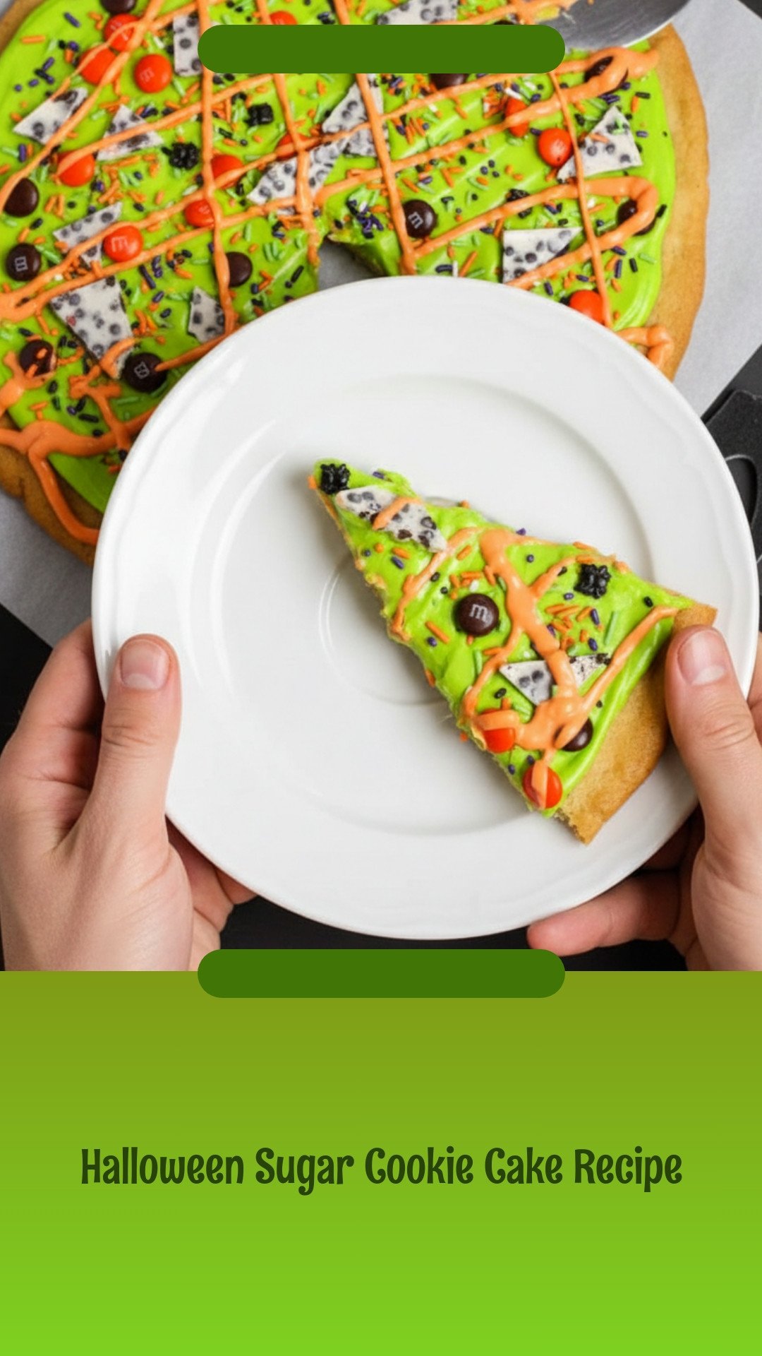 Halloween Sugar Cookie Cake