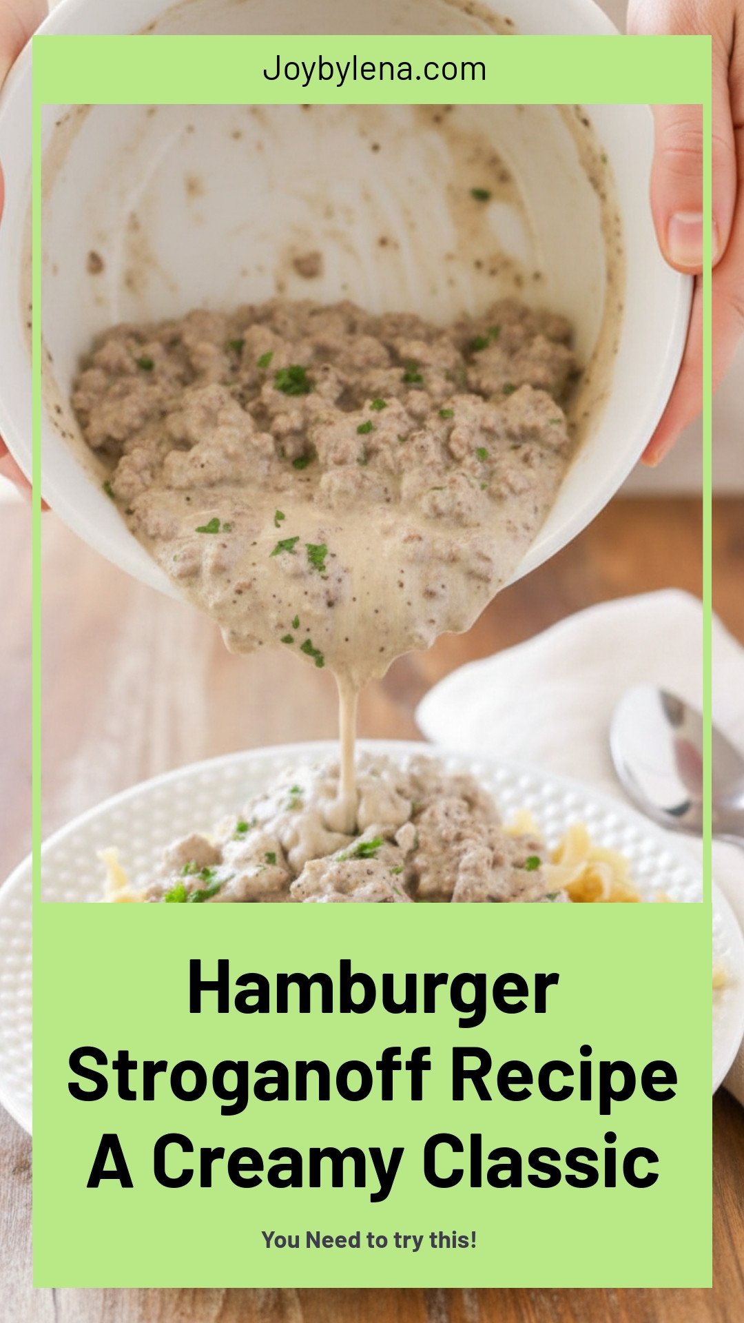 Hamburger Stroganoff