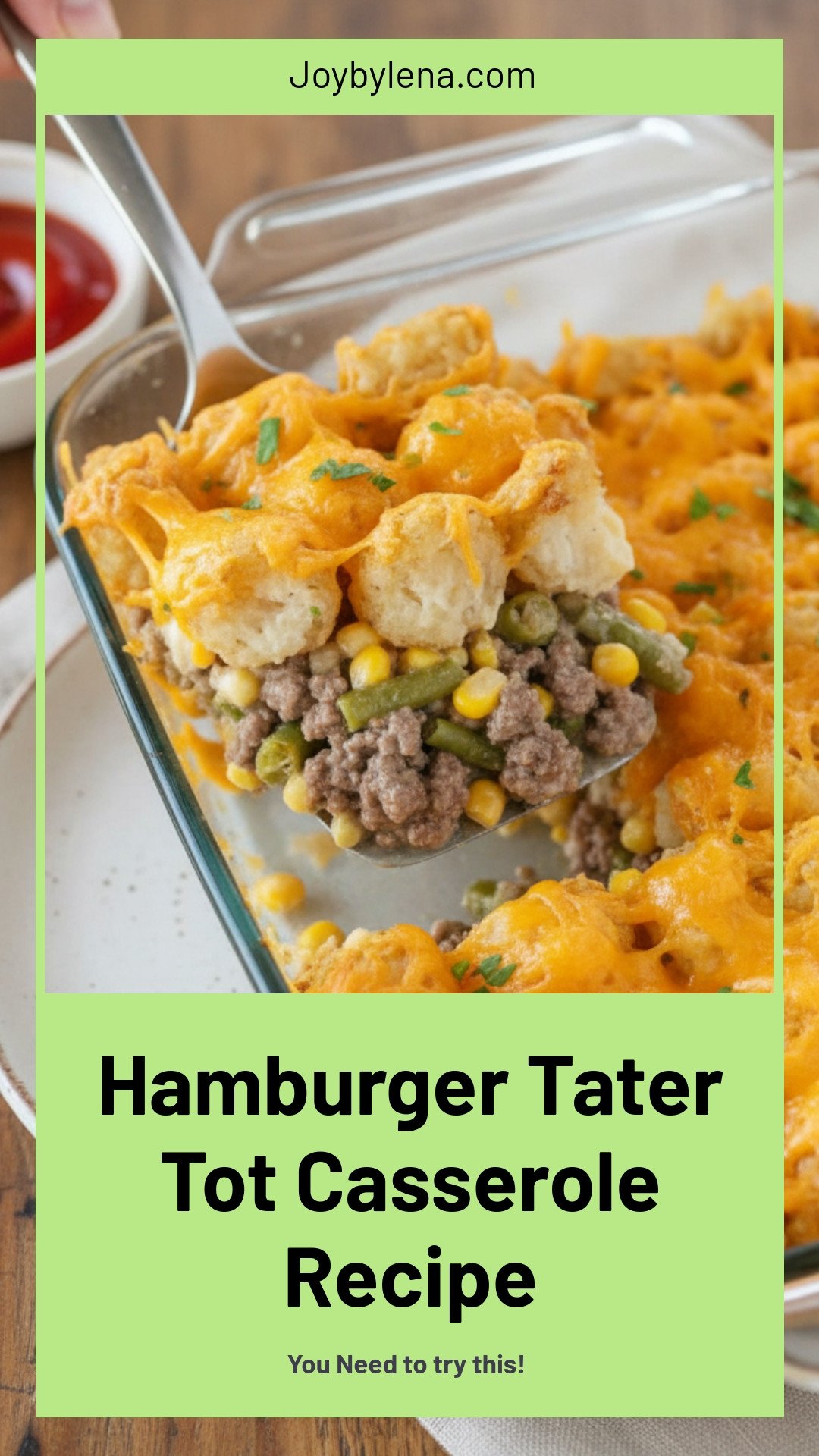 Hamburger Tater Tot Casserole