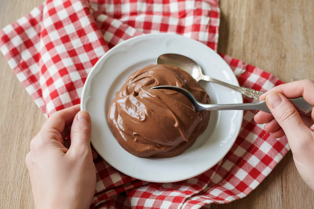 Hard Boiled Egg Chocolate Pudding Recipe