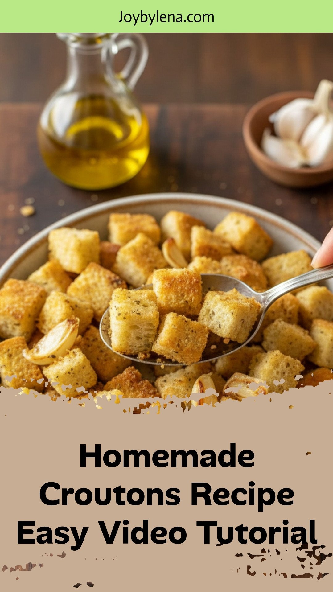 Homemade Croutons Recipe (VIDEO)