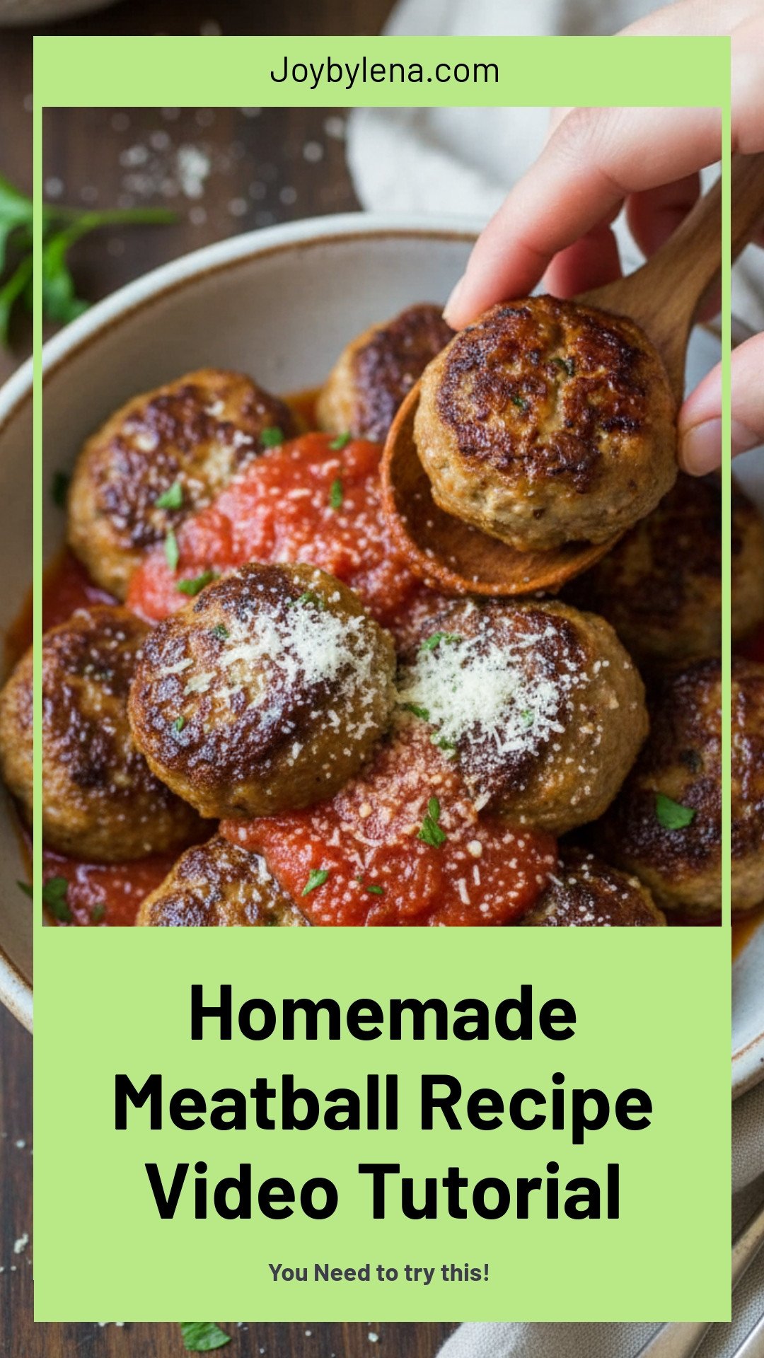 Meatball Recipe (VIDEO)