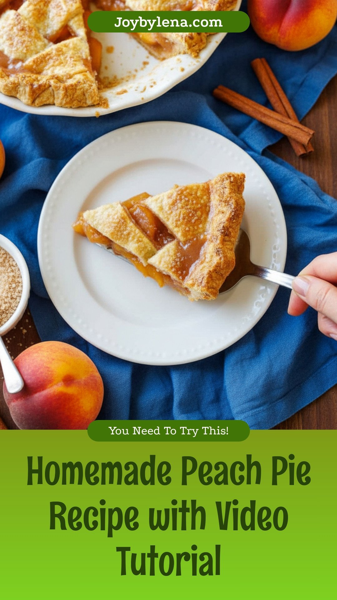 Peach Pie Recipe (with Video)