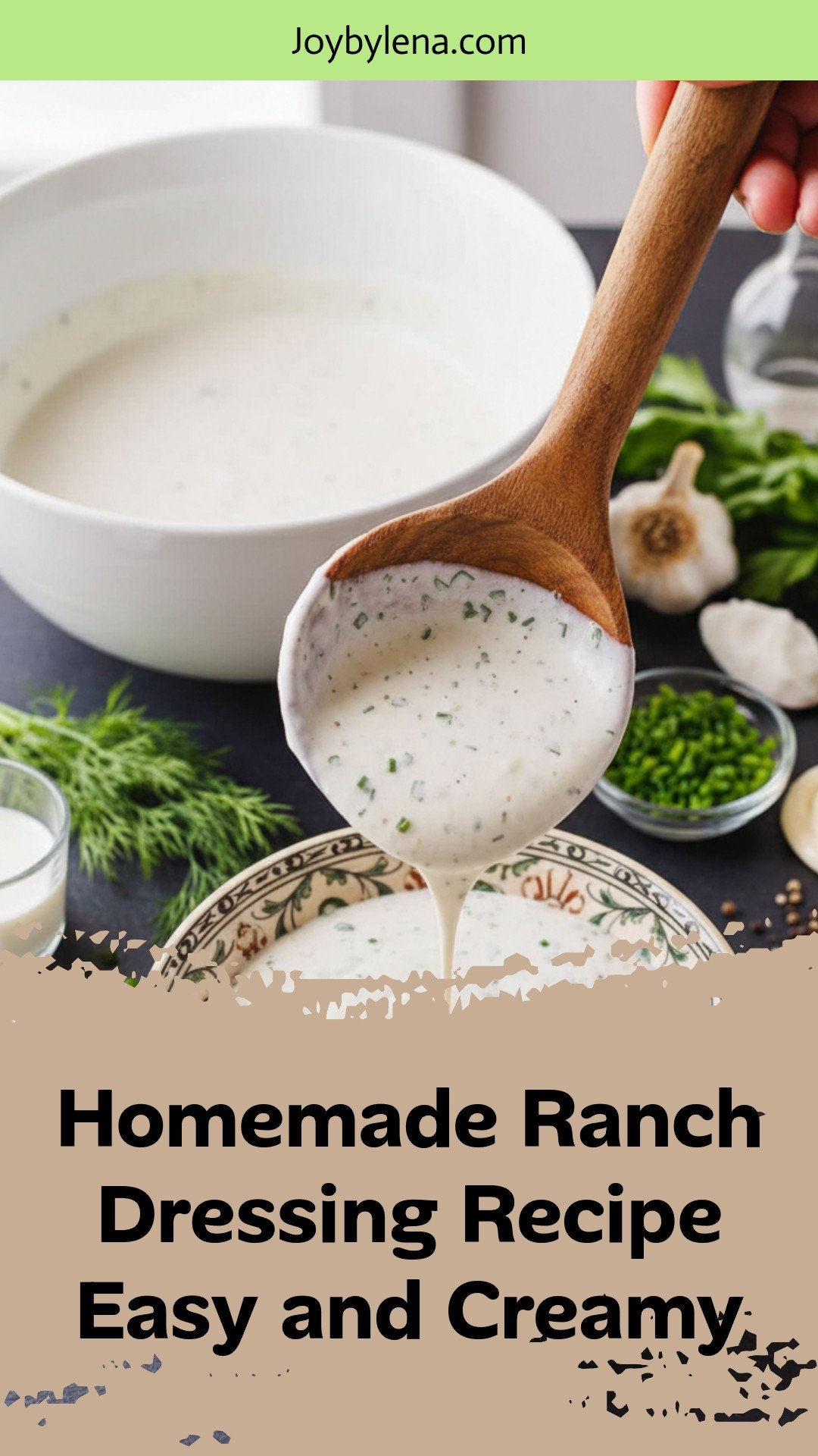 Homemade Ranch Dressing