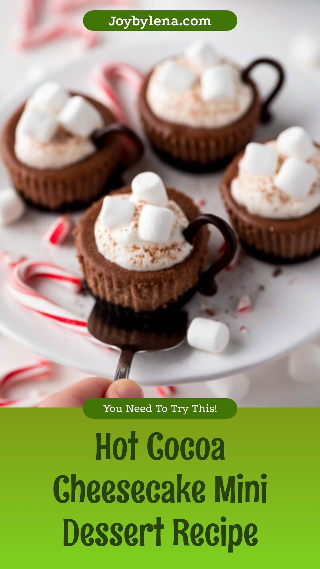 Hot Cocoa Cheesecake Minis