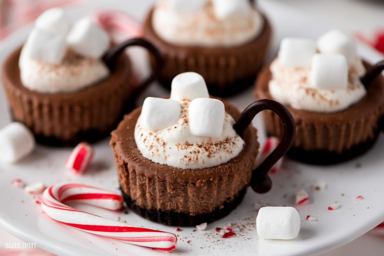 Hot Cocoa Cheesecake Mini Dessert Recipe