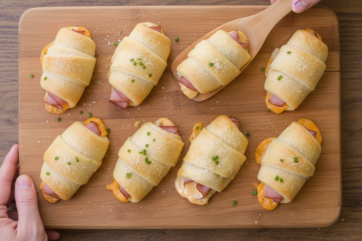 Hot Ham and Cheese Roll Up Recipes