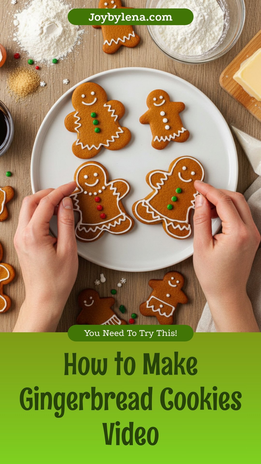 Gingerbread Cookies (VIDEO)