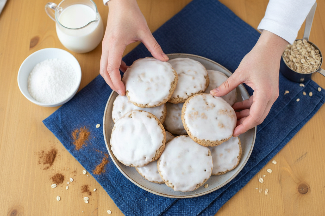 Iced Oatmeal Cookies Recipe and Baking Guide