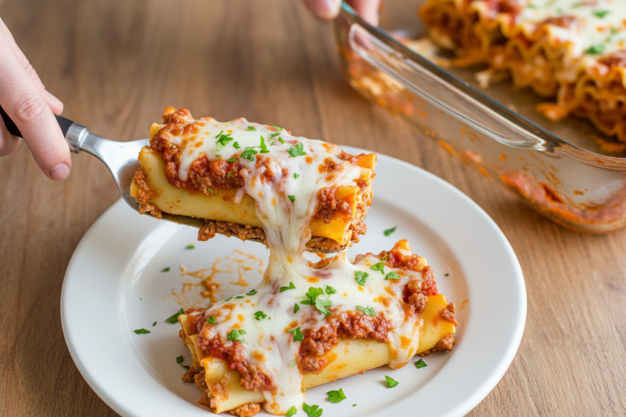 Easy Lasagna Roll Ups Recipe with Video