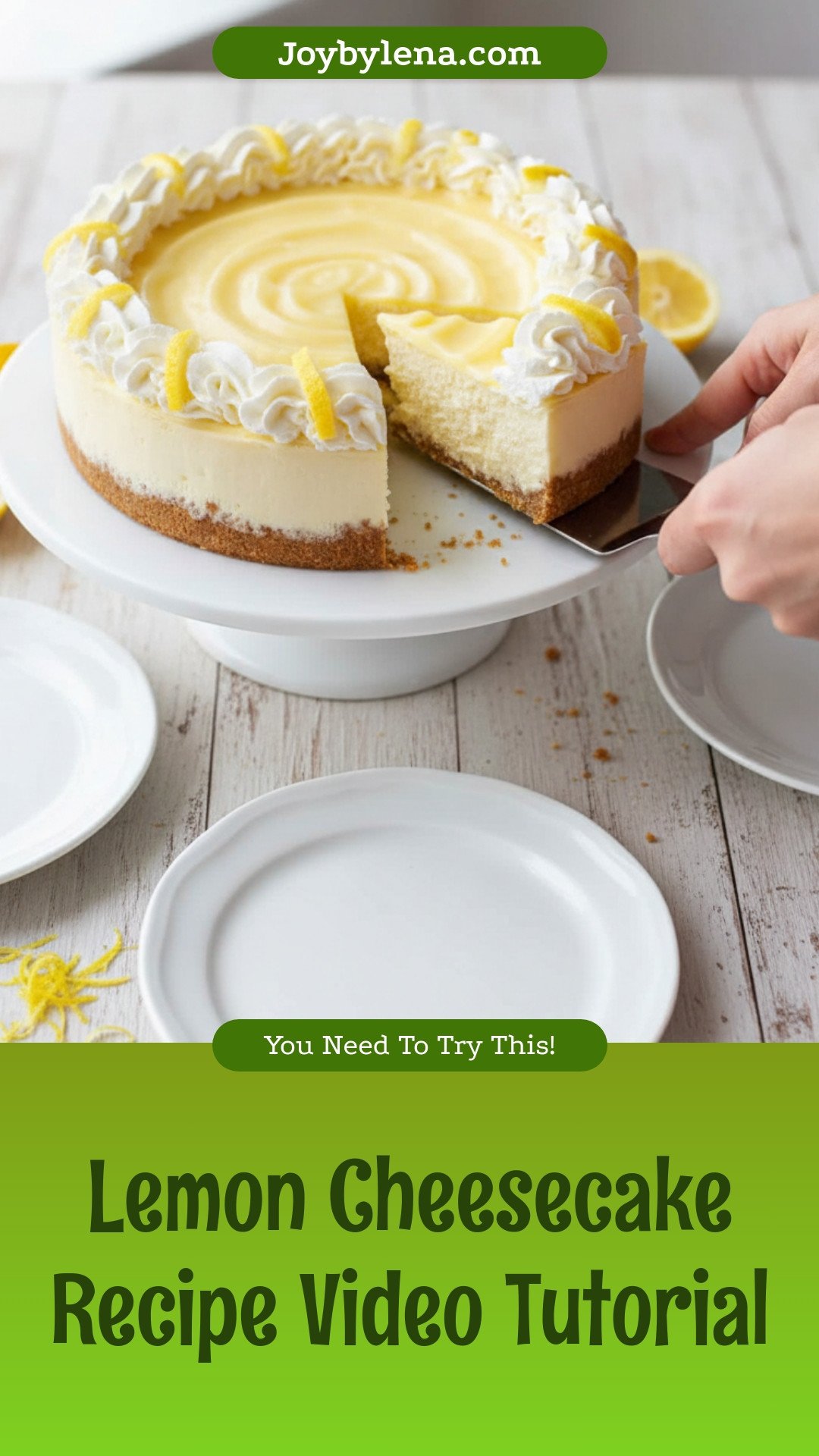 Lemon Cheesecake Recipe (VIDEO)