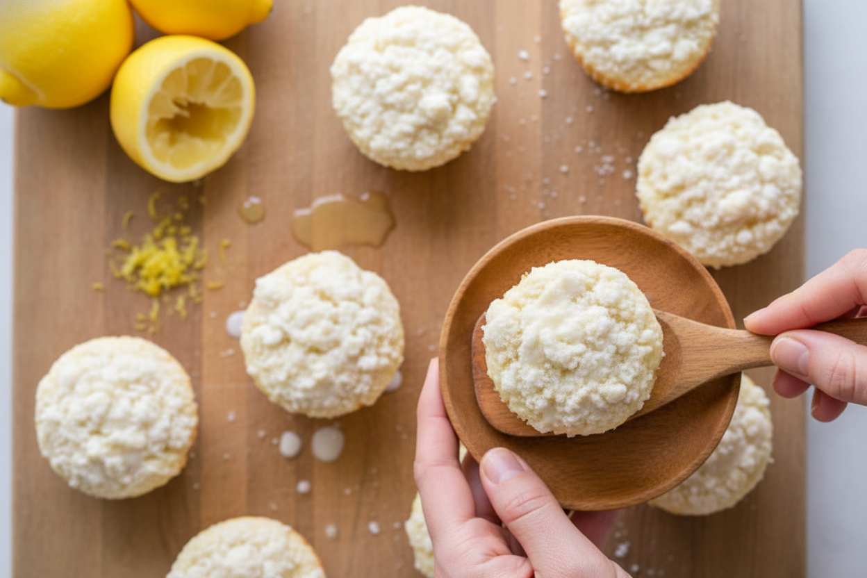 Lemon Crumb Muffins Recipe