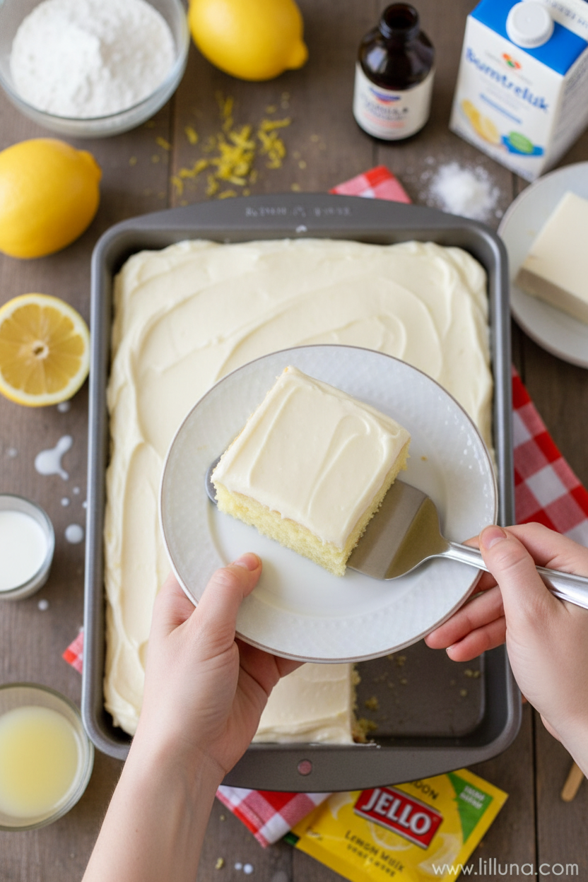 Lemon Sheet Cake