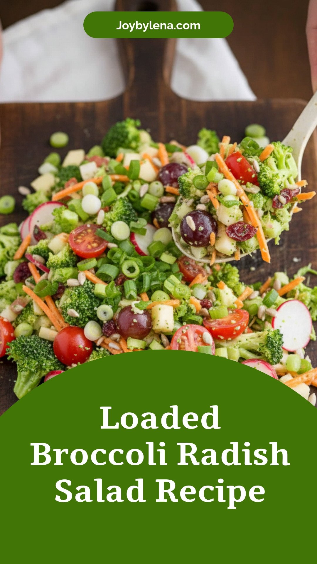 Loaded Broccoli Radish Salad Recipe