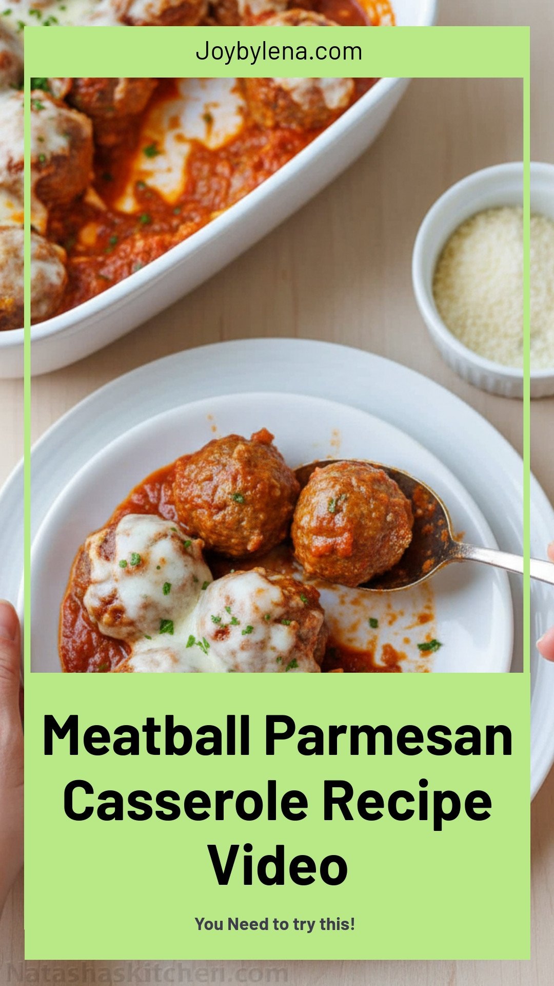 Meatballs Parmesan Casserole (VIDEO)