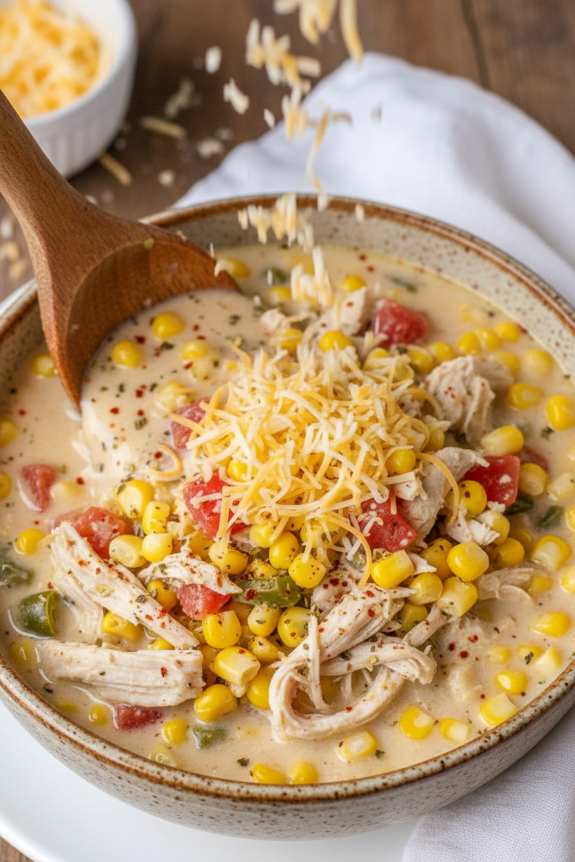 Mexican Chicken Corn Soup