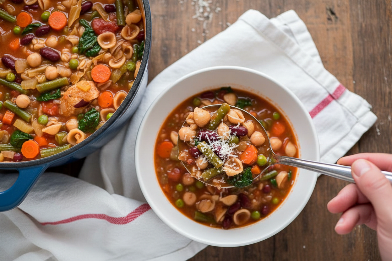 Hearty Minestrone Soup Recipe for Cold Days