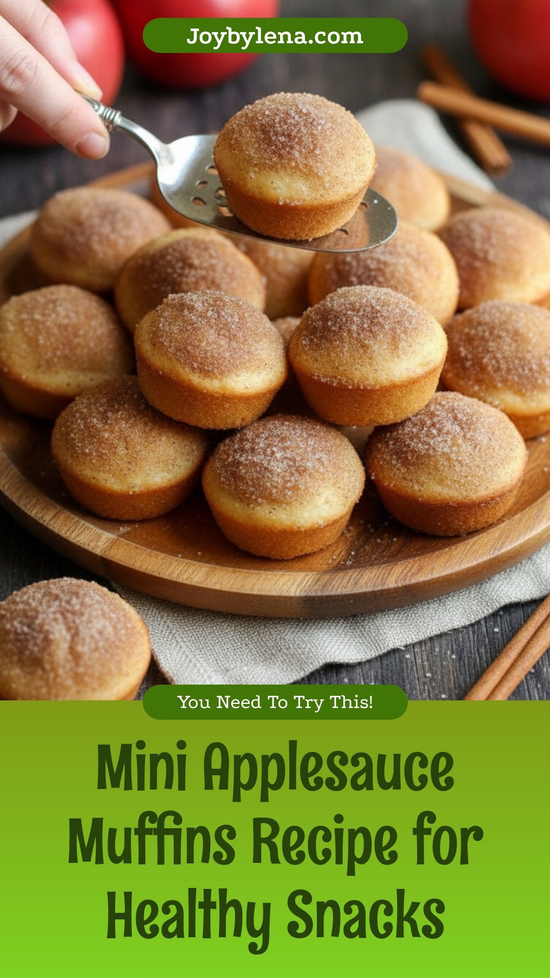 Mini Applesauce Muffins