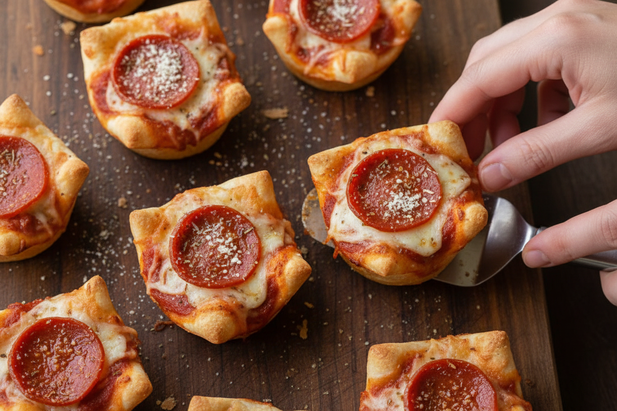 Mini Deep Dish Pizzas Recipe and Ideas