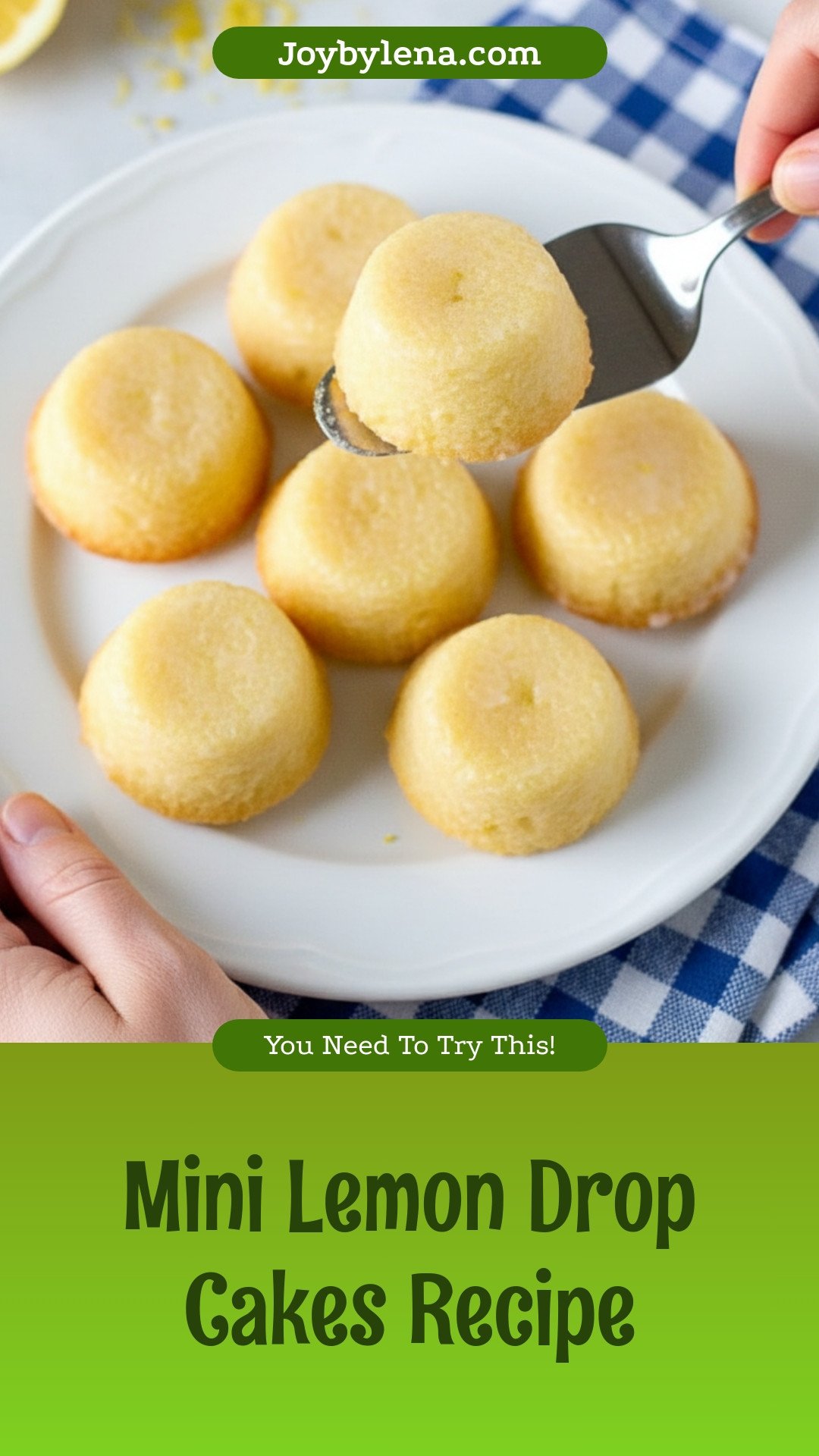 Mini Lemon Drop Cakes