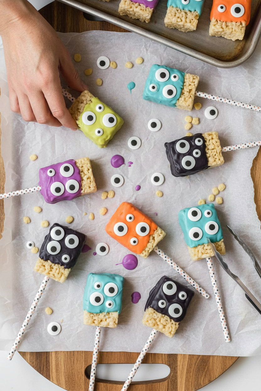 Monster Rice Krispie Treats