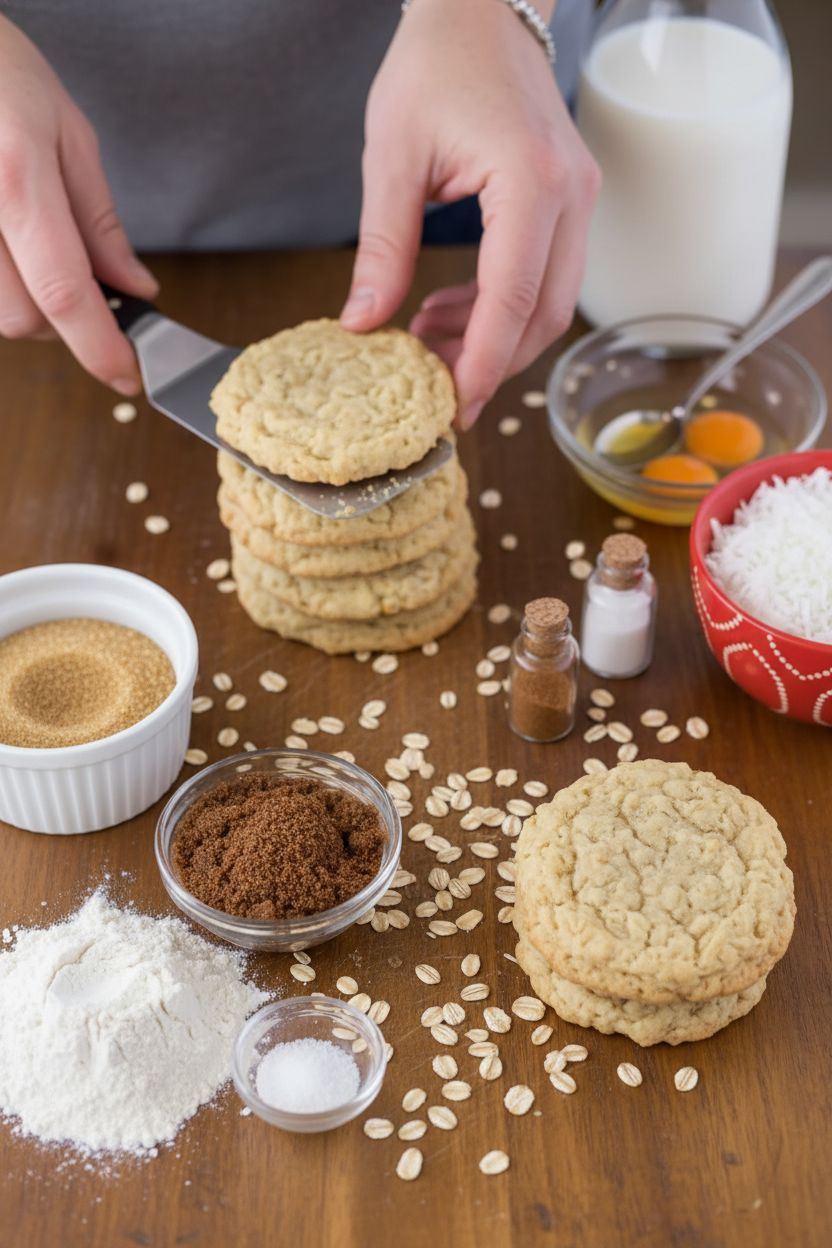 Oatmeal Coconut Cookies