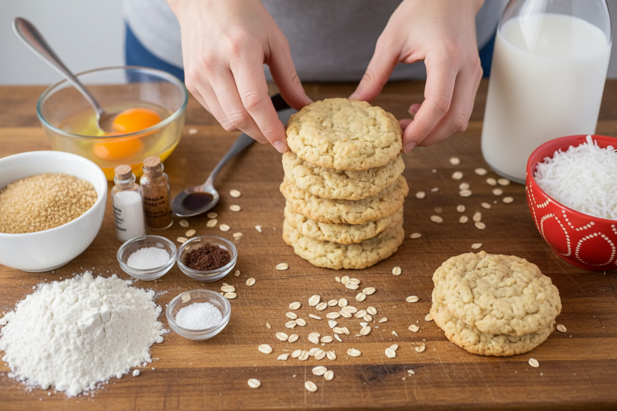 Oatmeal Coconut Cookie Recipe Delicious Easy
