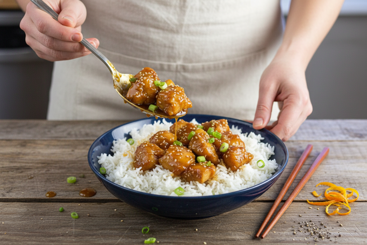 One Pan Orange Chicken Zesty Citrus Glaze