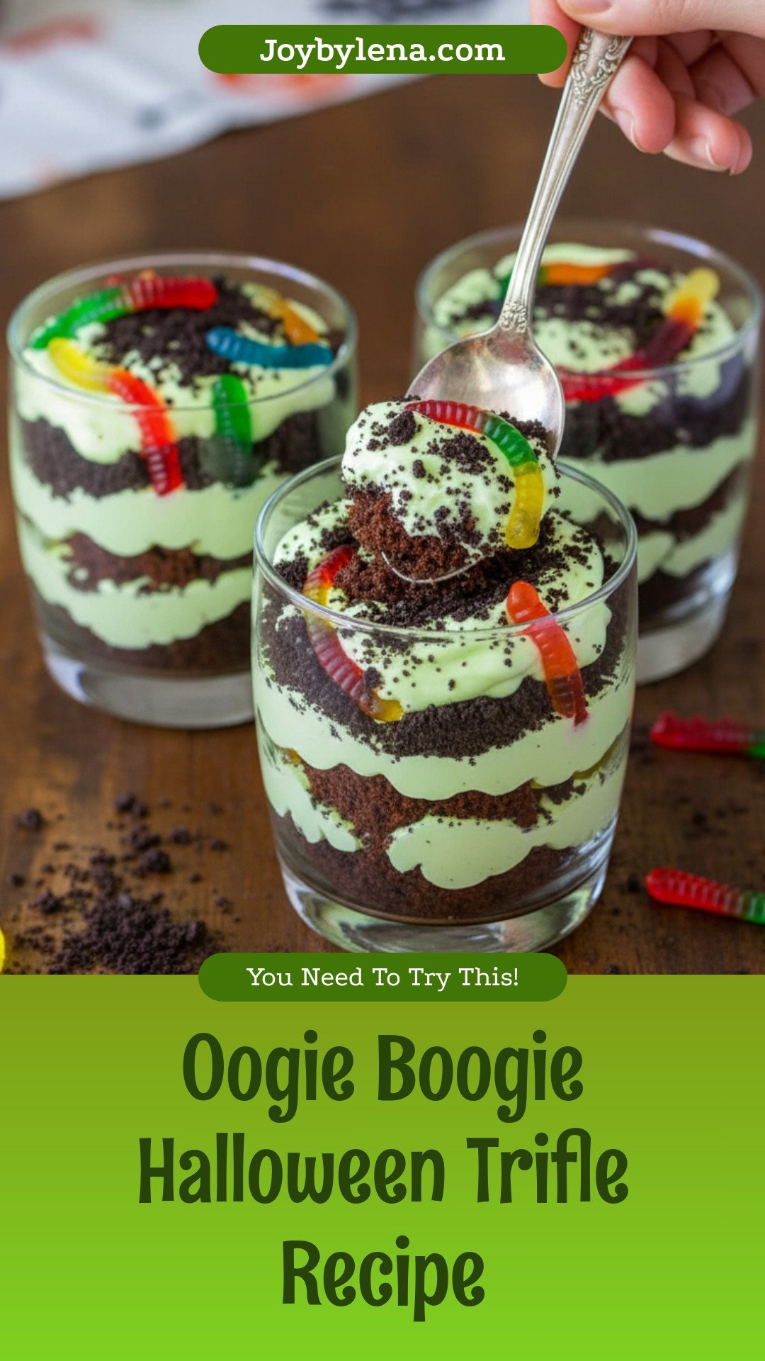 Oogie Boogie Halloween Trifle