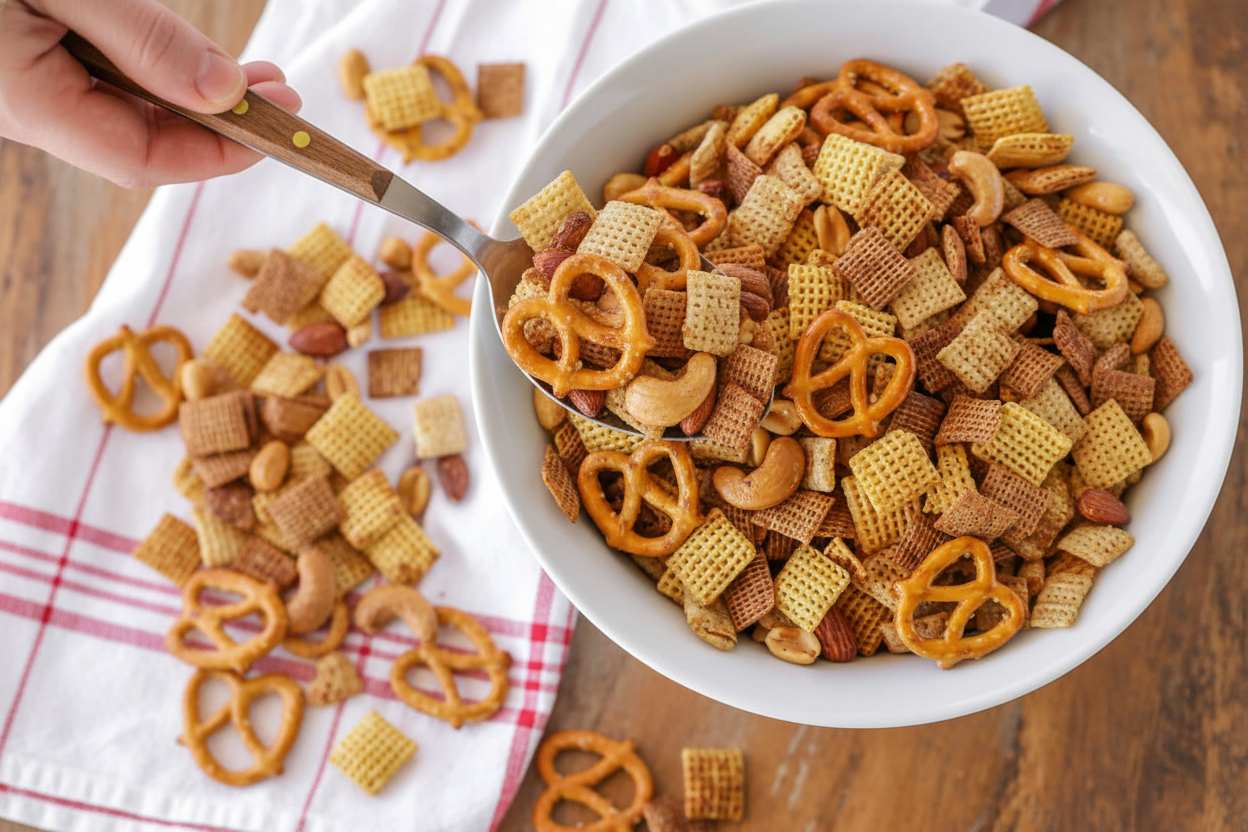 Original Chex Mix Recipe Homemade Snack