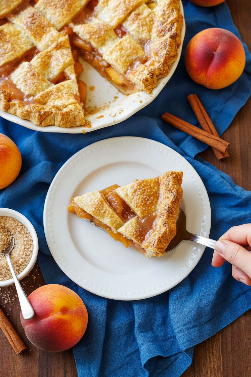 Peach Pie Recipe (with Video)
