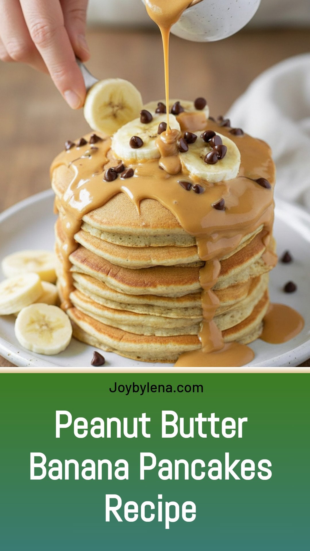 Peanut Butter Banana Pancakes