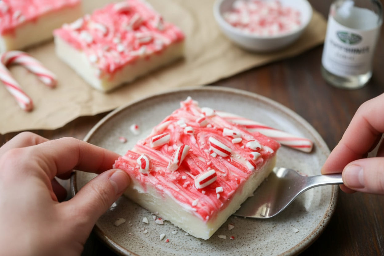 Peppermint Cheesecake Bars Recipe