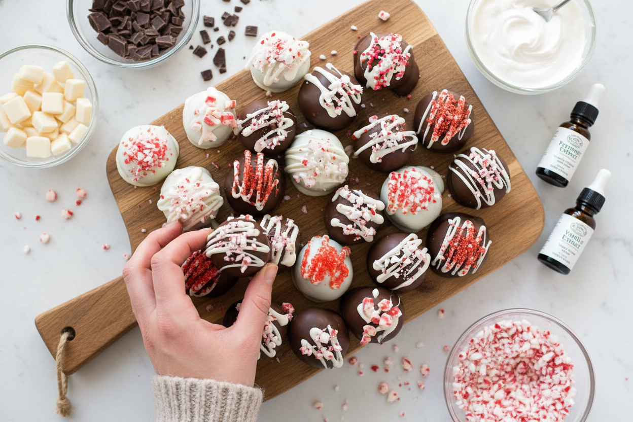Peppermint Chocolate Truffles Recipe and Tips