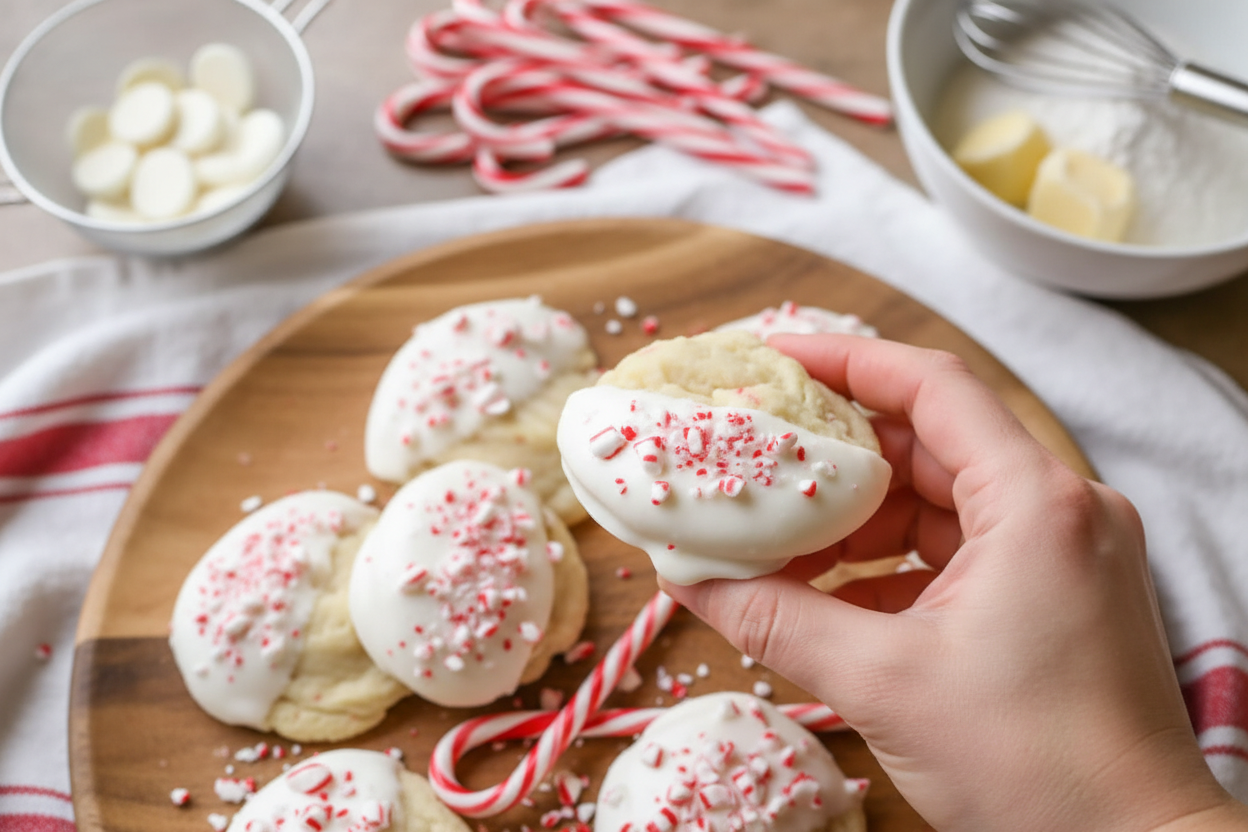Peppermint Crunch Cookie Recipe for Holidays
