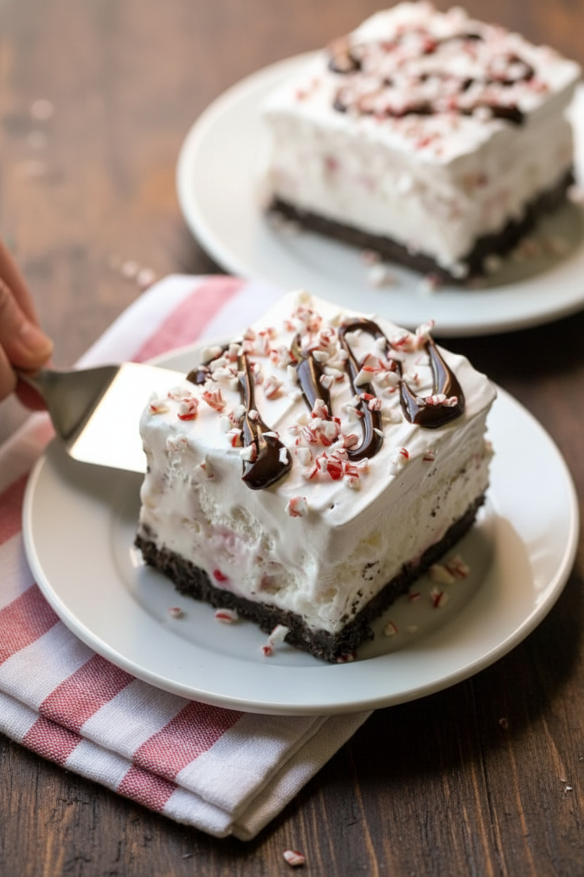 Peppermint Ice Cream Dessert